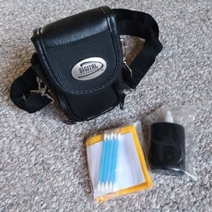 Digital Concepts Camera Case, Lance Solution, and Wiping Cloth Set.